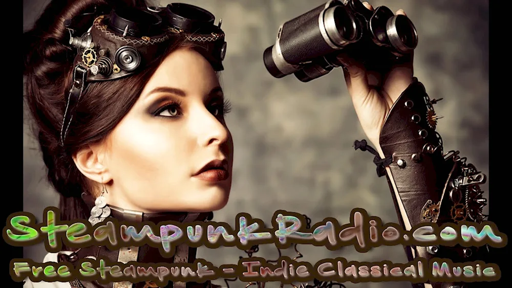 Steampunk girl's face