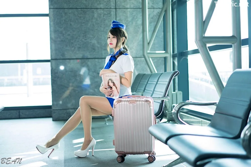 An air hostess