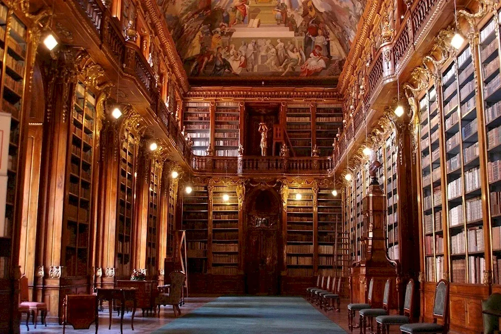 Stragov Monastery library