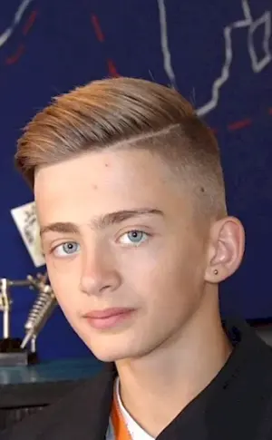 Undercut haircut for boys aged 13