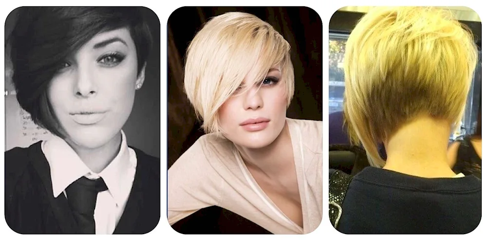 Pixie haircut Short hair bob