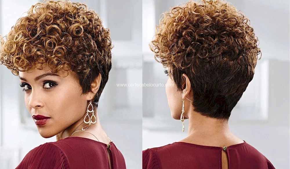 Bob Garson haircut on curly hair