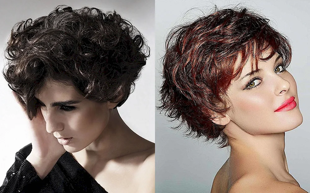 Bob Garson haircut for curly hair