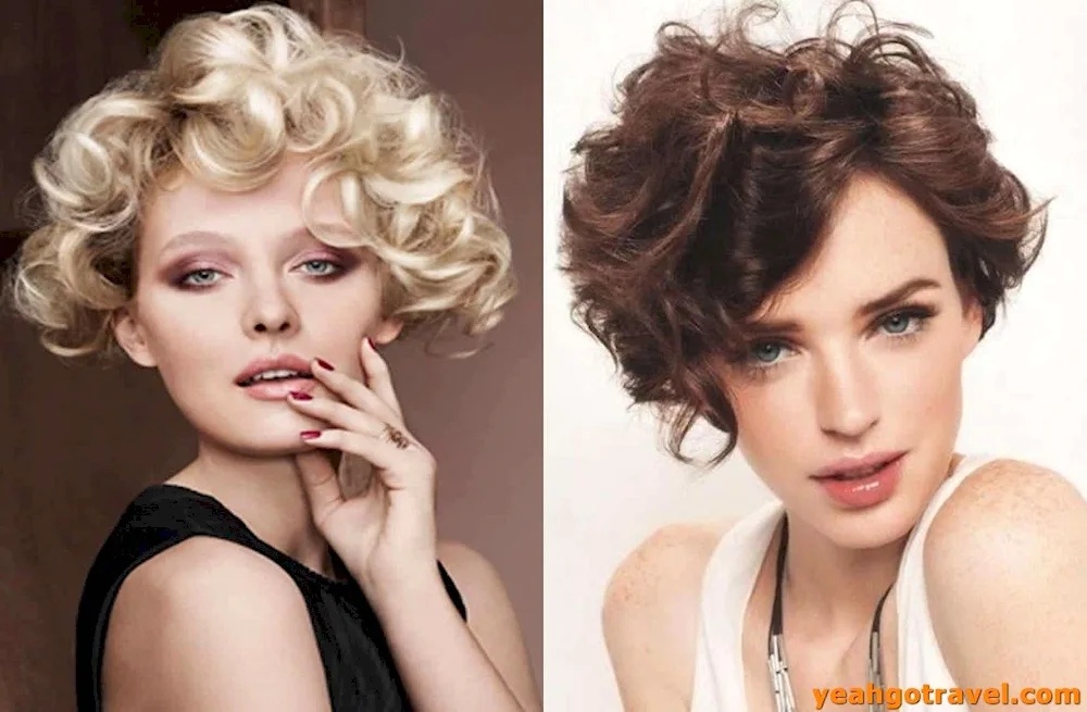 Bob Garson haircut for curly hair