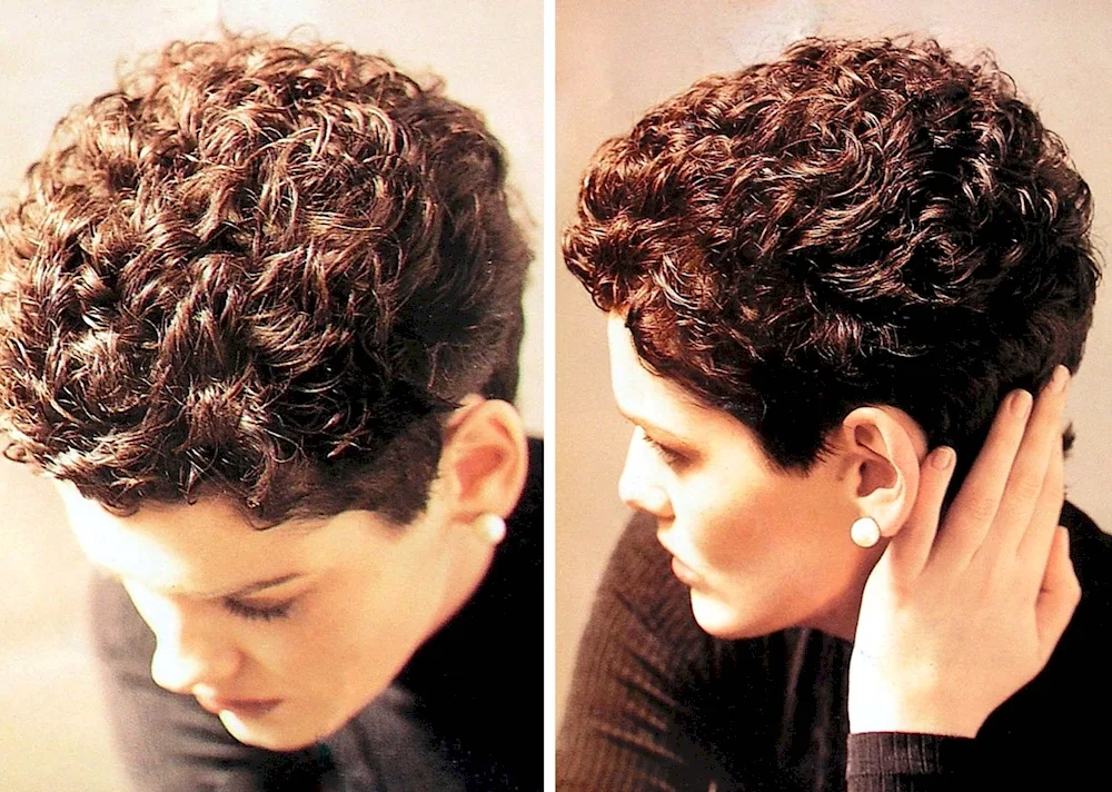 Bob Garson haircut for curly hair