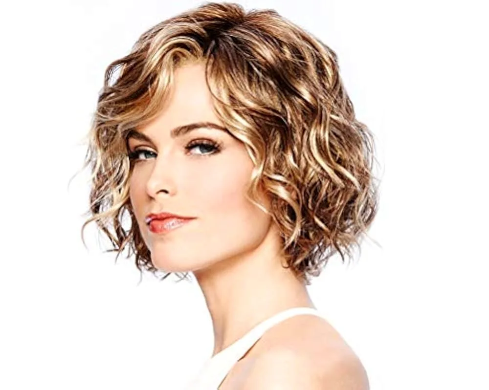 Bob Garson haircut for medium curly hair