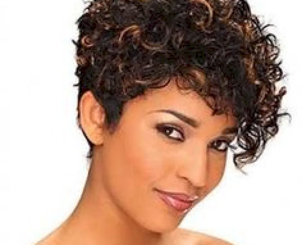 Bob Garson haircut on curly hair