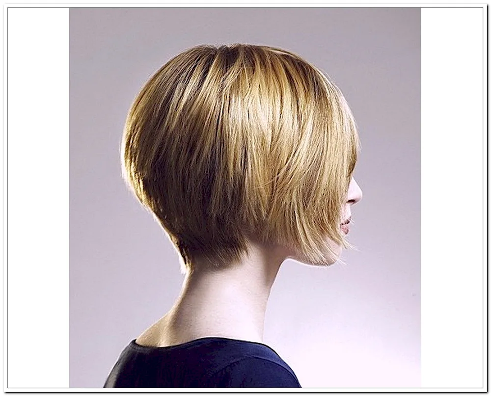 Layered bob haircut