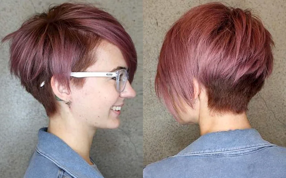 Graduated Bob Pixie haircut