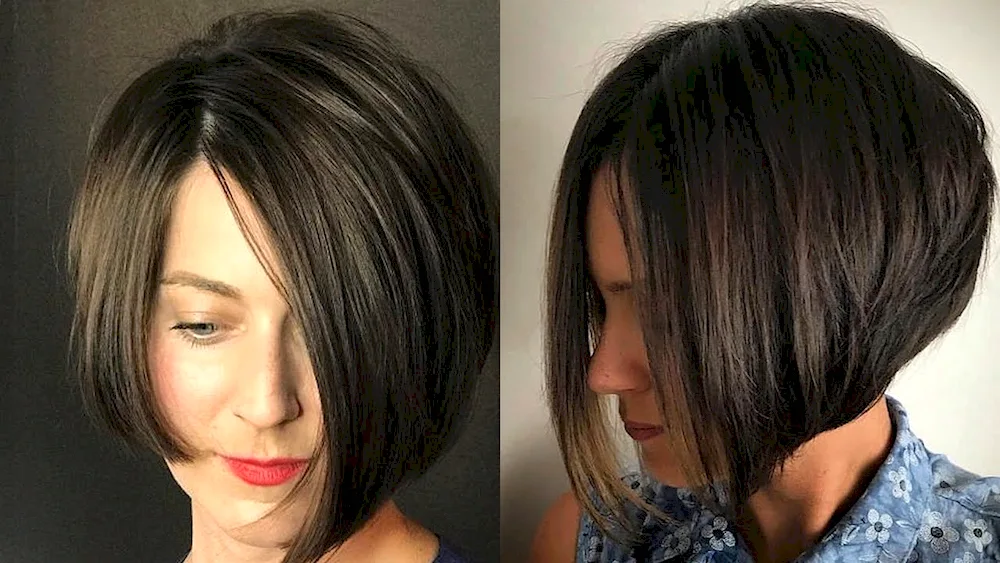 Bob bob asymmetrical haircut