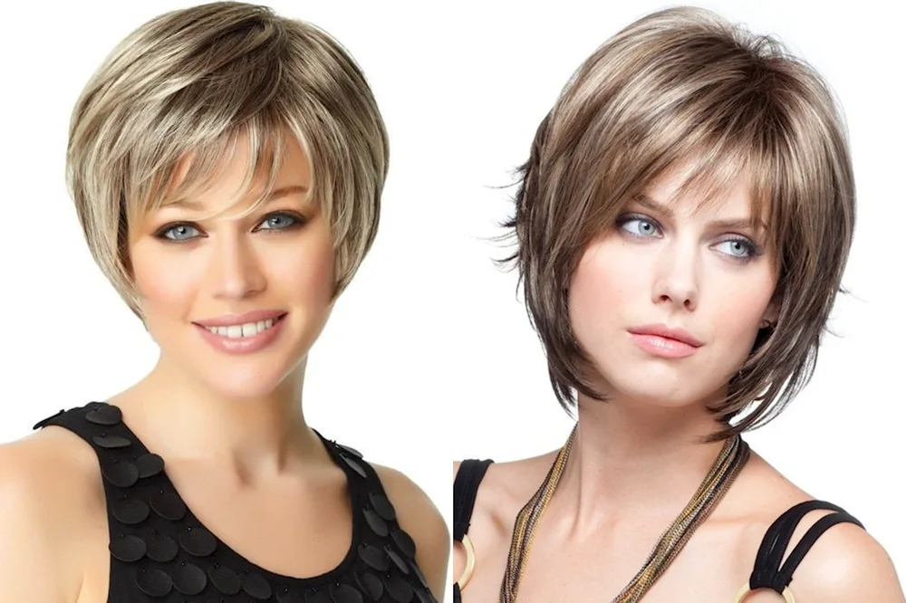 Cascade bob haircut