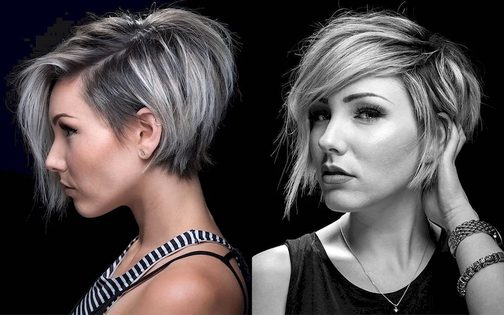 Garson Bob Pixie bob cut