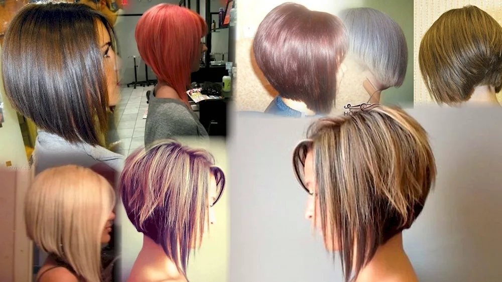 Bob cut with short back of the head