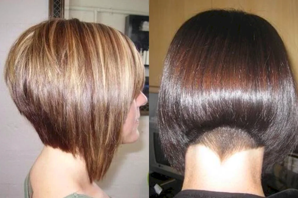 Bob-kare haircut with bangs