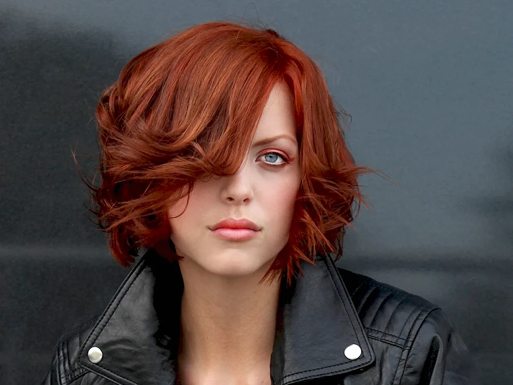 Bob Cascade haircut for medium red