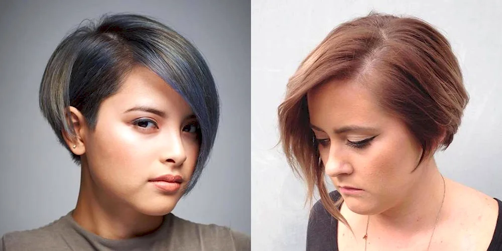 Bob- Pixie with asymmetry haircut