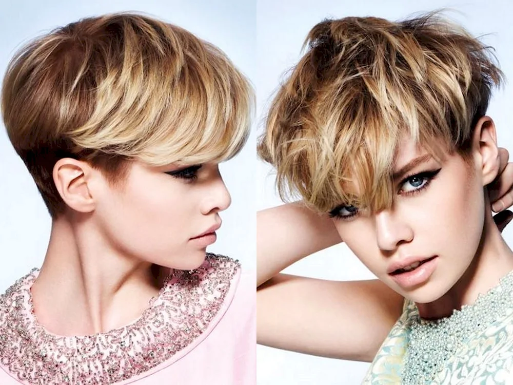 Bob Garson haircut on short hair