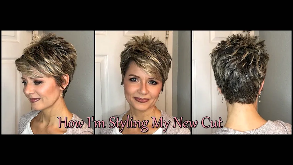 Bob Garson haircut on short hair for women