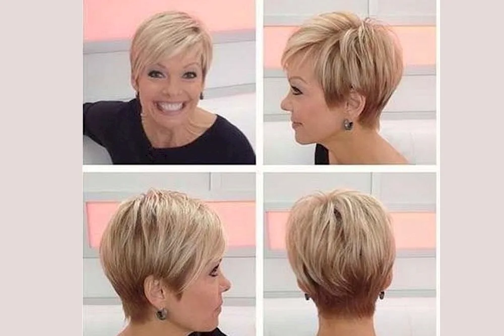 Long pixie haircut