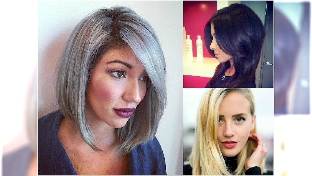 Balayage blonde bob