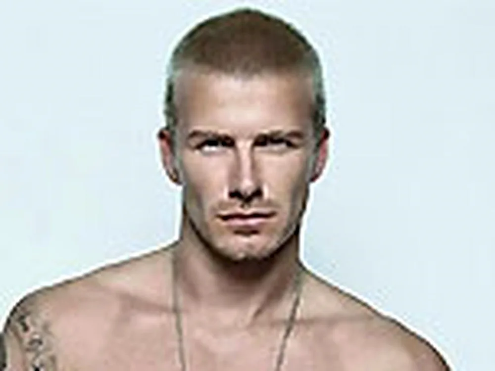 David Beckham boxy haircut
