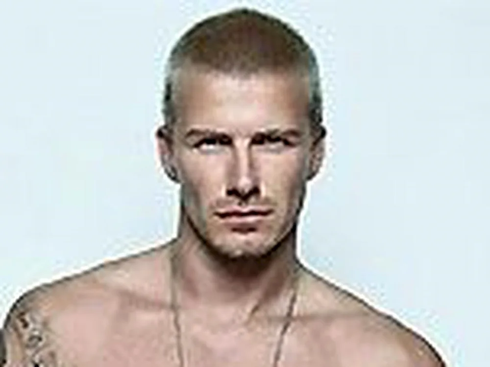 Box haircut David Beckham