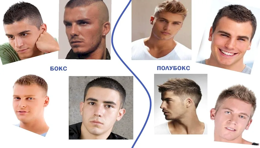 Men Hairstyle semi-box