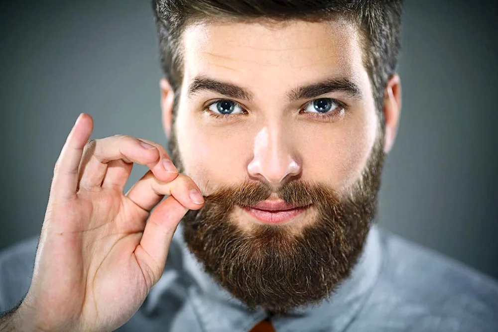 A man with a beard