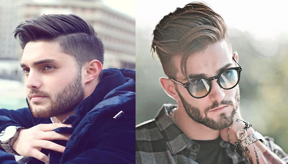 Fade cropped haircut