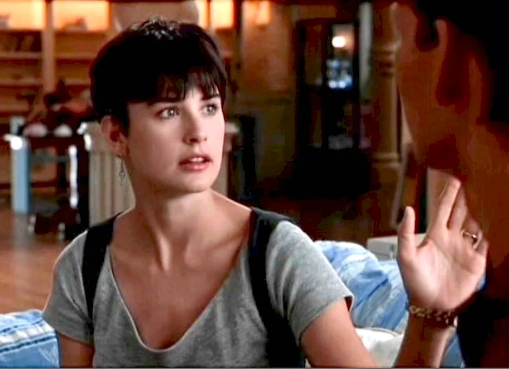 Demi Moore ghost haircut