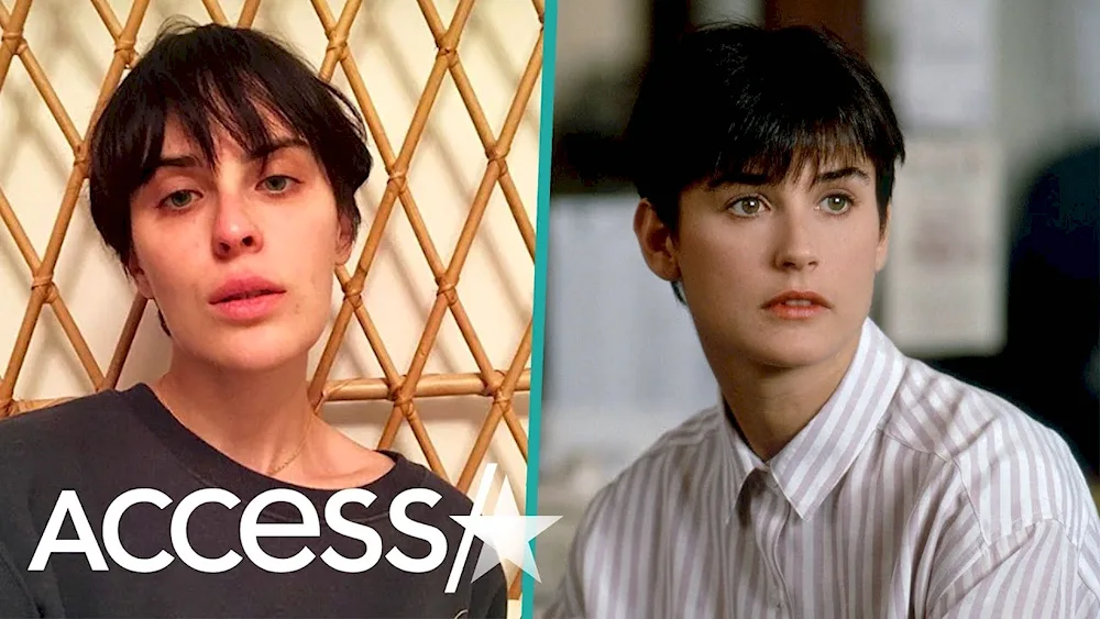 Demi Moore haircut in the film ghost