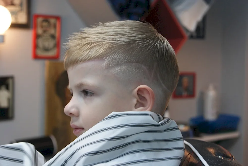 Blonde haircuts for boy