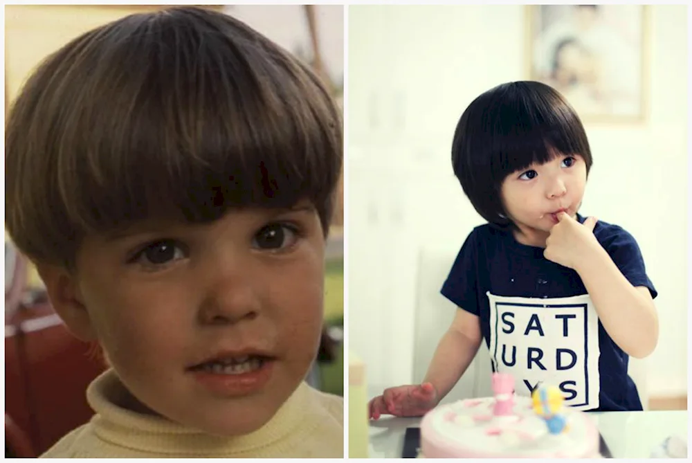 Boy haircut for boy cap