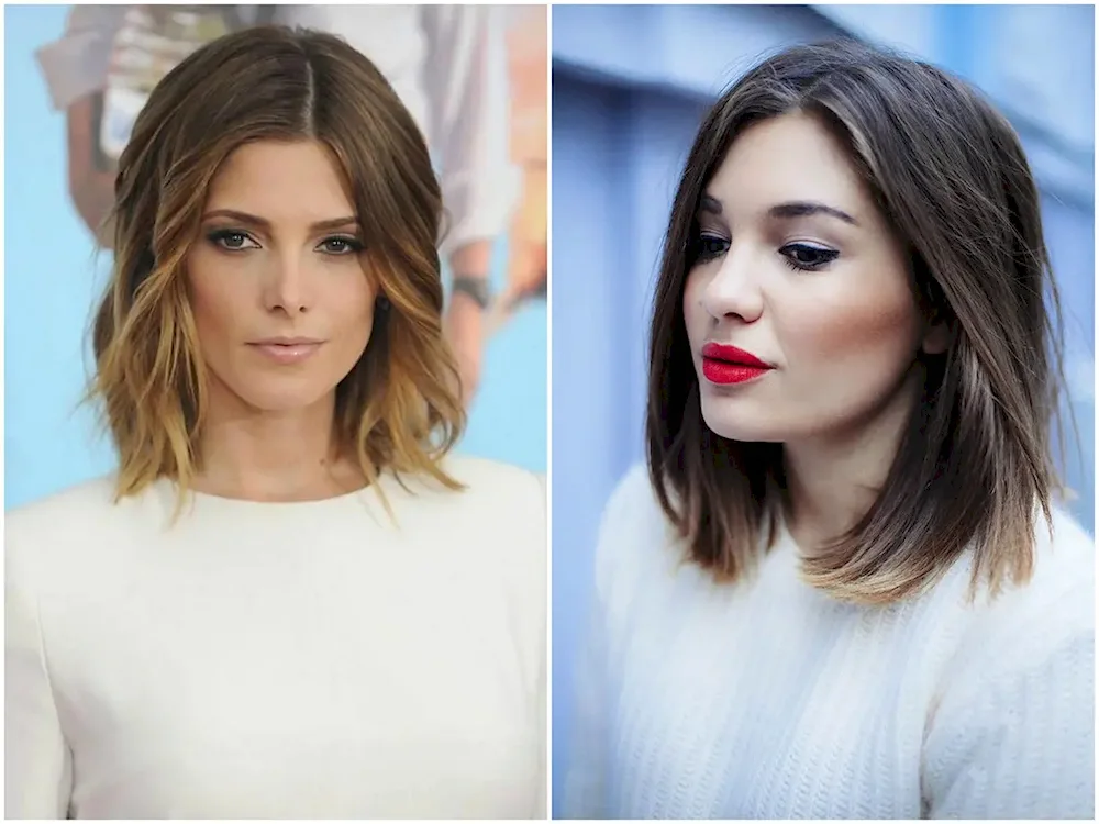 Shoulder-length haircut