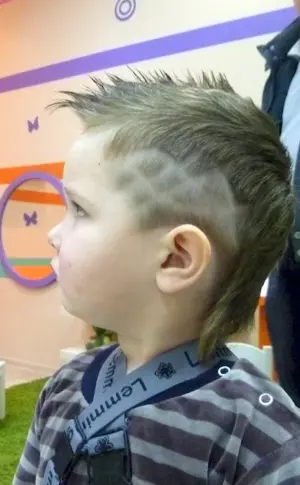 Dragon haircut for boys