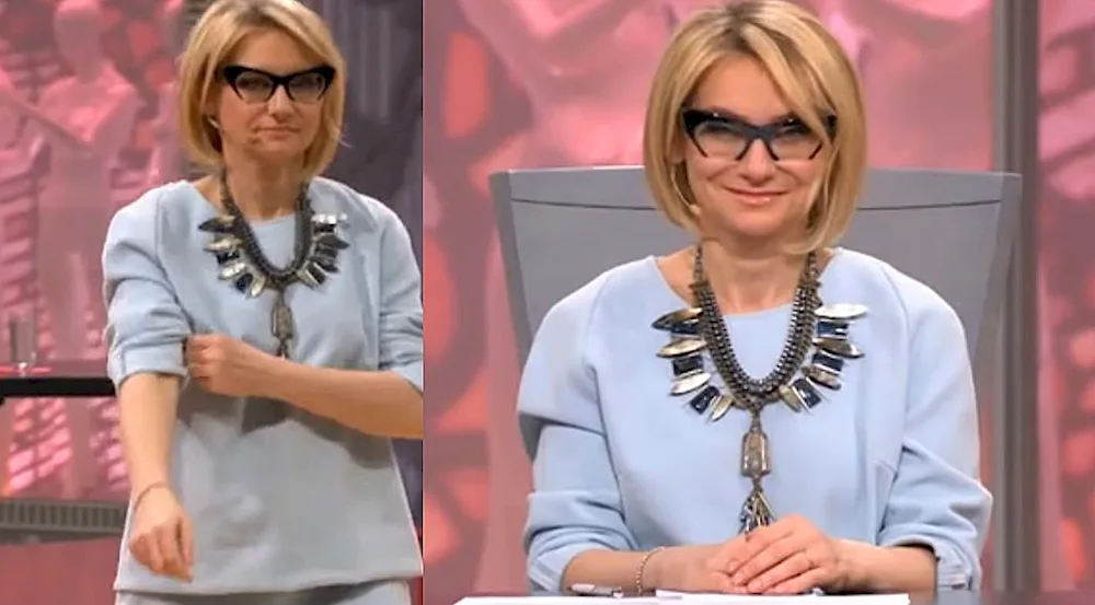 Evelina Khromchenko's haircut