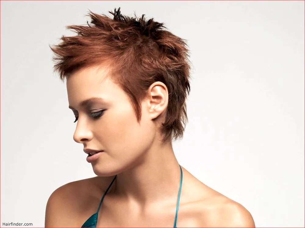 Hedgehog haircut for women