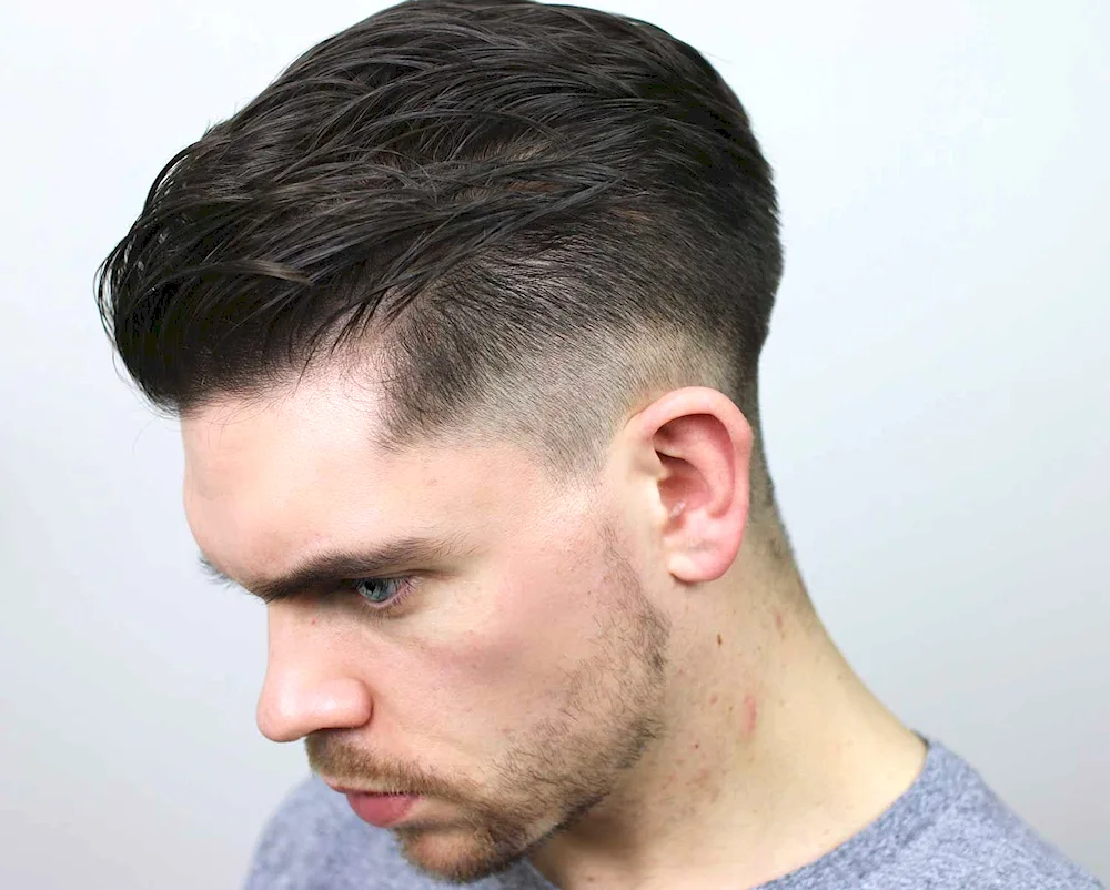 Mid fade haircut for men
