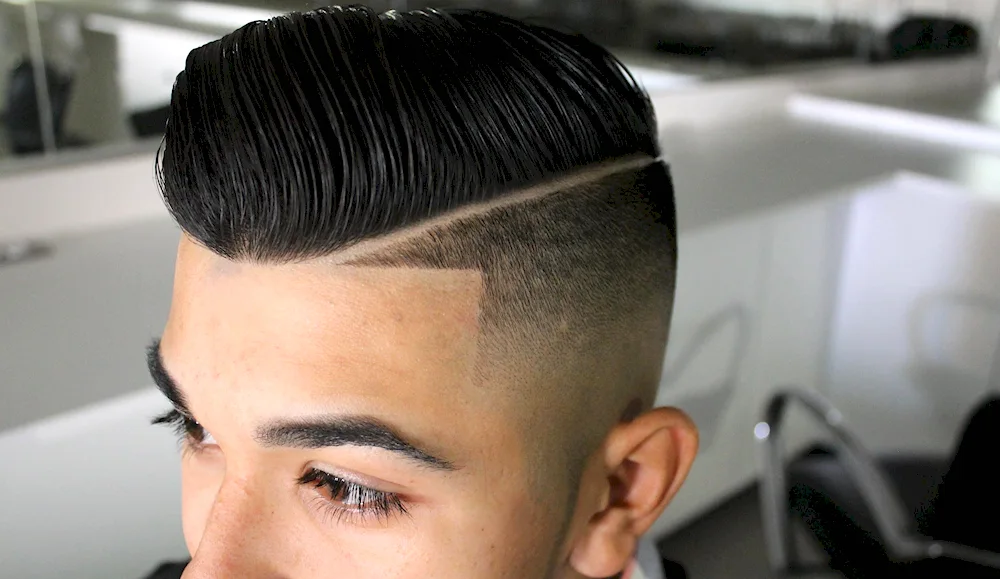 Fade andercut haircut
