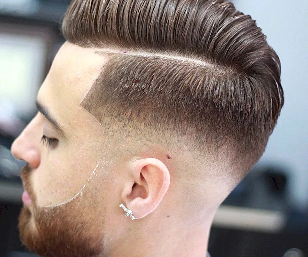 Fade andercut haircut