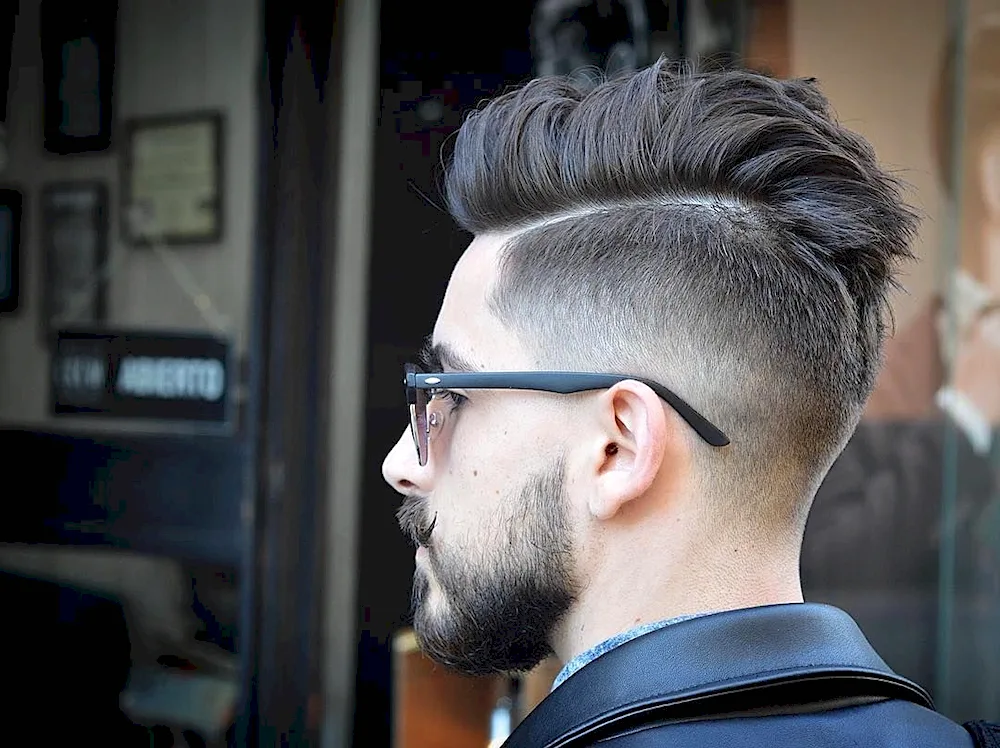 Creative men's haircuts