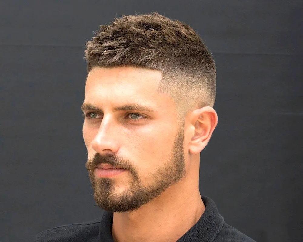 Fade half-box haircut