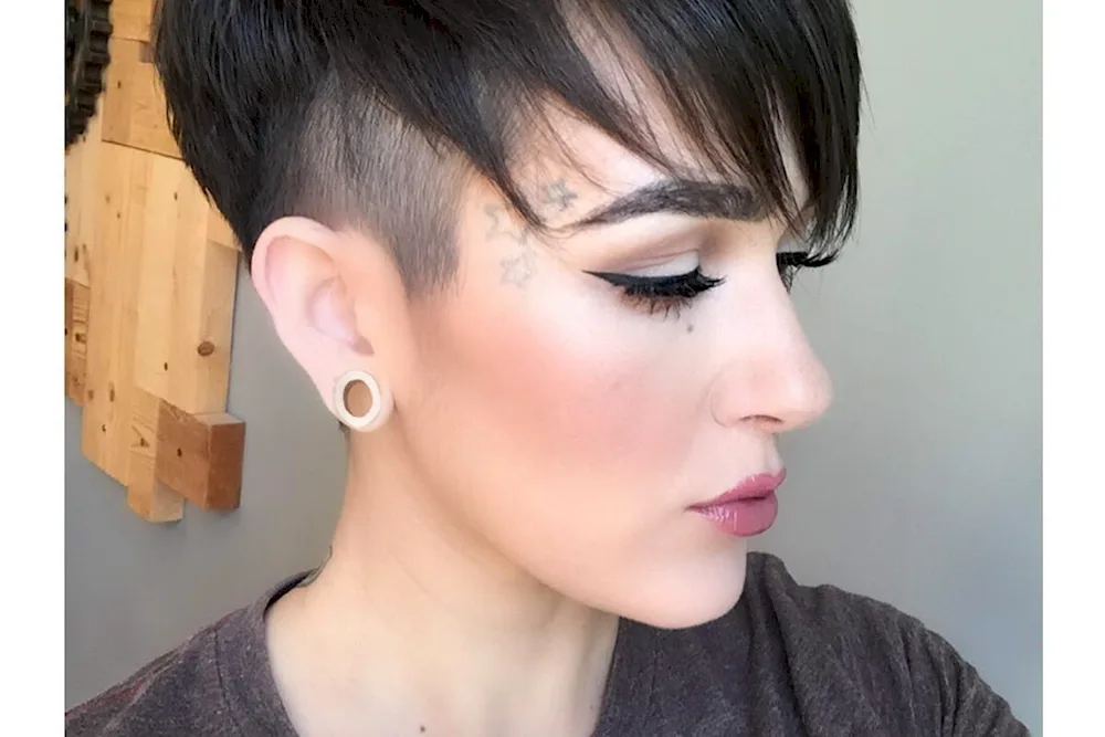 Pixie evening hairstyle