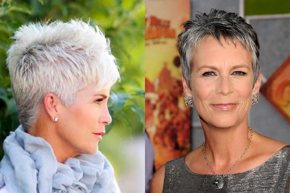 Garson Bob Pixie short haircut