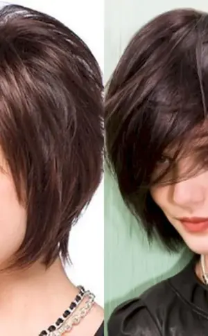 Graduated Gavroche haircut