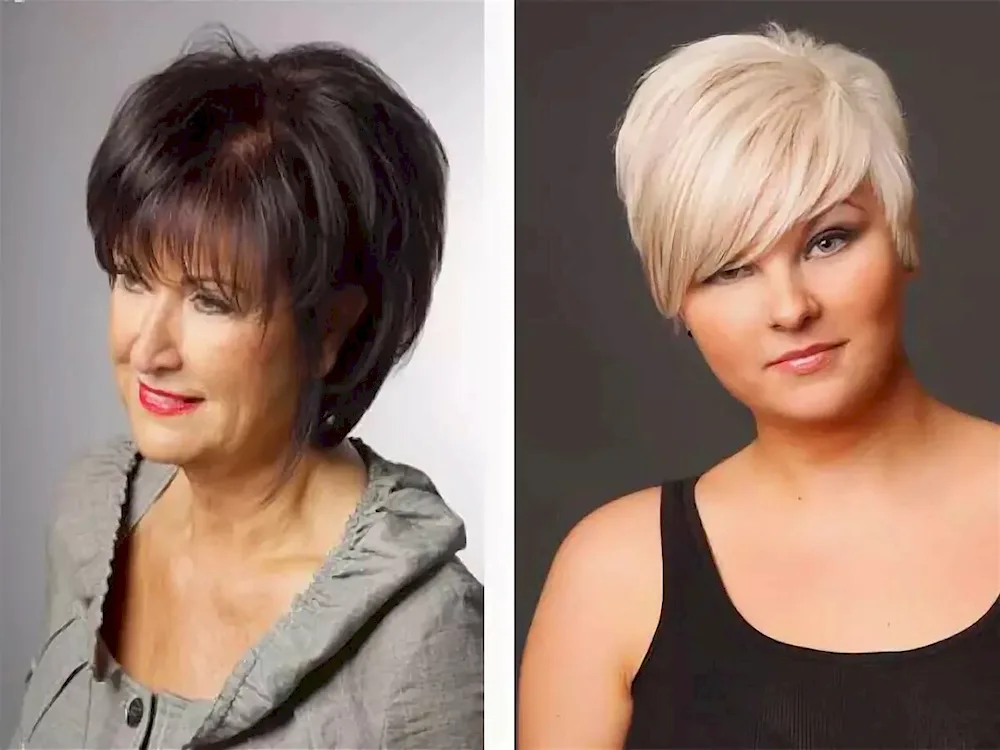 Gavroche Bob haircut for women over 50