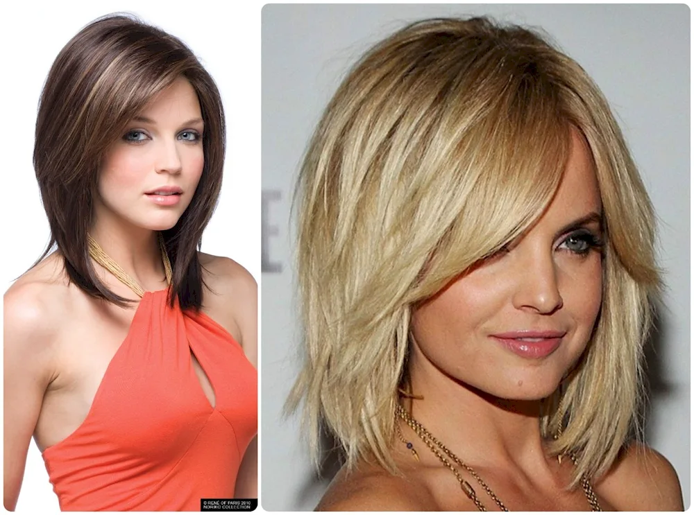 Balayage for dark bobs