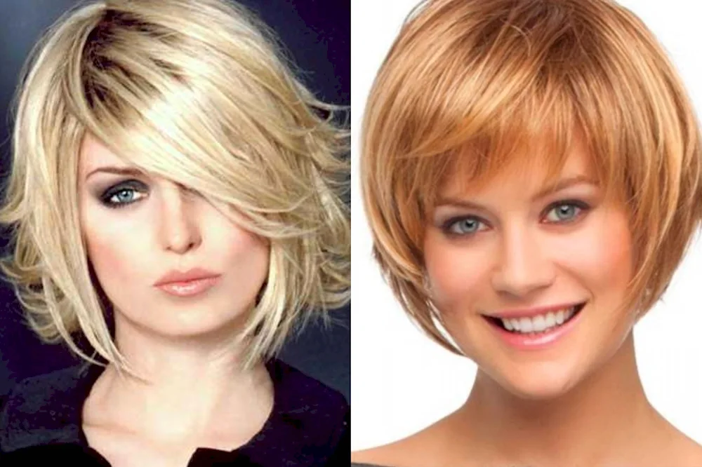 Cascade bob haircut