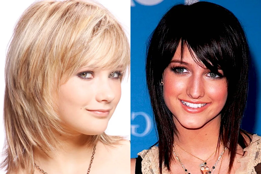 Cascade bob Cascade haircut for medium hair with bangs