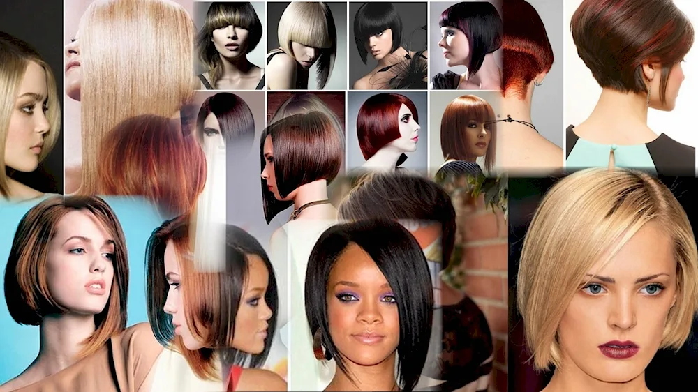 Bob haircut from different angles